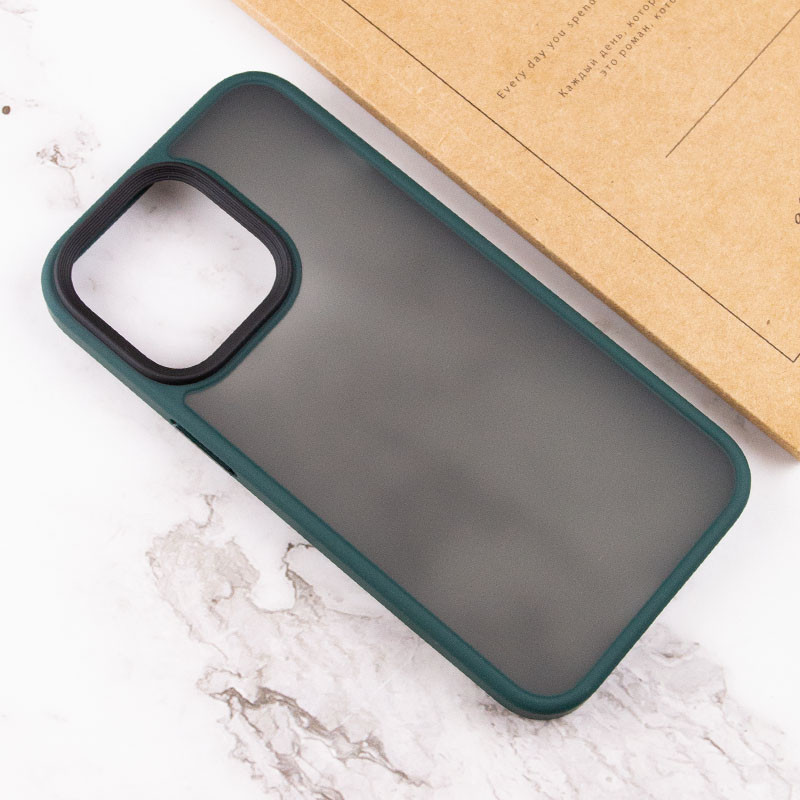 TPU + PC чохол Metal Buttons для Apple iPhone 12 Pro Max (6.7″)