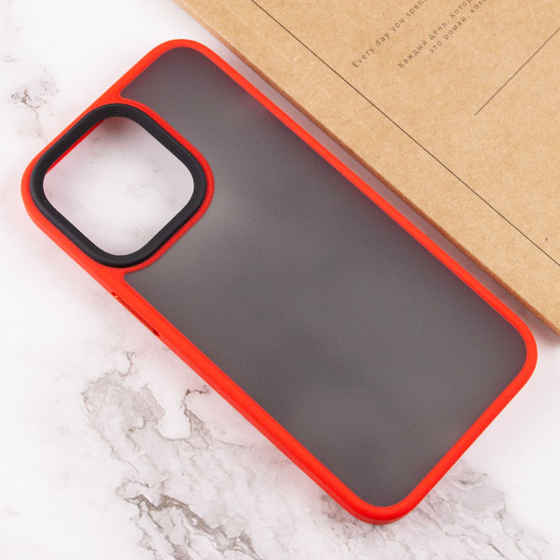 TPU + PC чохол Metal Buttons для Apple iPhone 13 Pro Max (6.7″)