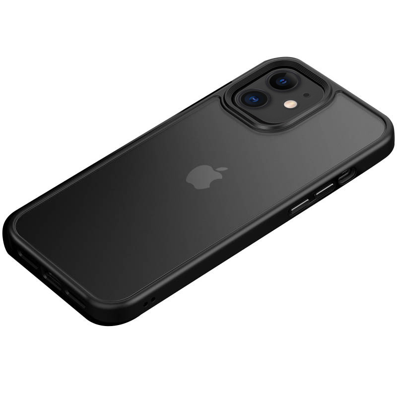 TPU + PC чохол Metal Buttons для Apple iPhone 11 (6.1″) Чорний / Black