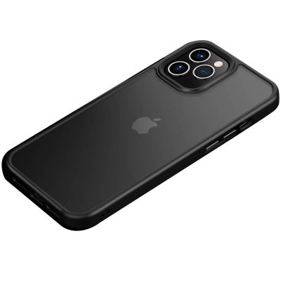 TPU+PC чохол Metal Buttons для Apple iPhone 11 Pro (5.8") Чорний / Black