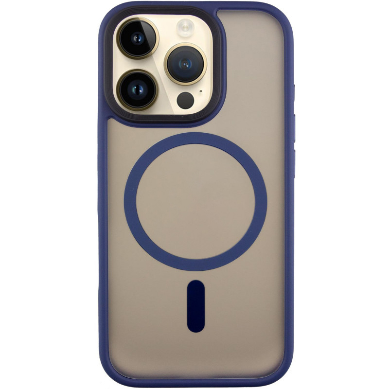 TPU + PC чохол Metal Buttons with Magnetic Fit для Apple iPhone 16 Pro (6.3″)