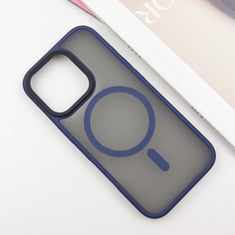 TPU + PC чохол Metal Buttons with Magnetic Fit для Apple iPhone 16 Pro (6.3″)