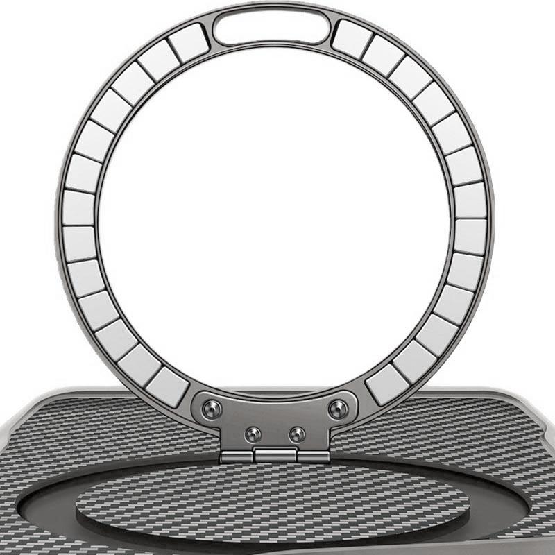 TPU + PC чохол Metal Buttons with Magnetic Fit Carbon Ring для Apple iPhone 17 Pro Max / 18 Pro Max