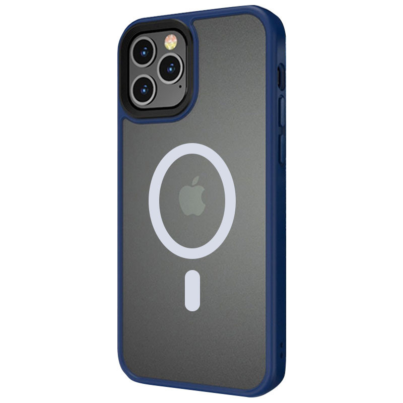 TPU + PC чохол Metal Buttons with Magnetic Fit для Apple iPhone 12 Pro Max (6.7″)