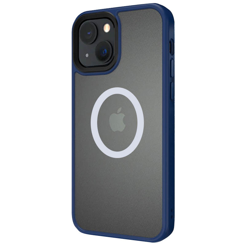 TPU + PC чохол Metal Buttons with Magnetic Fit для Apple iPhone 13 / 14 (6.1″)