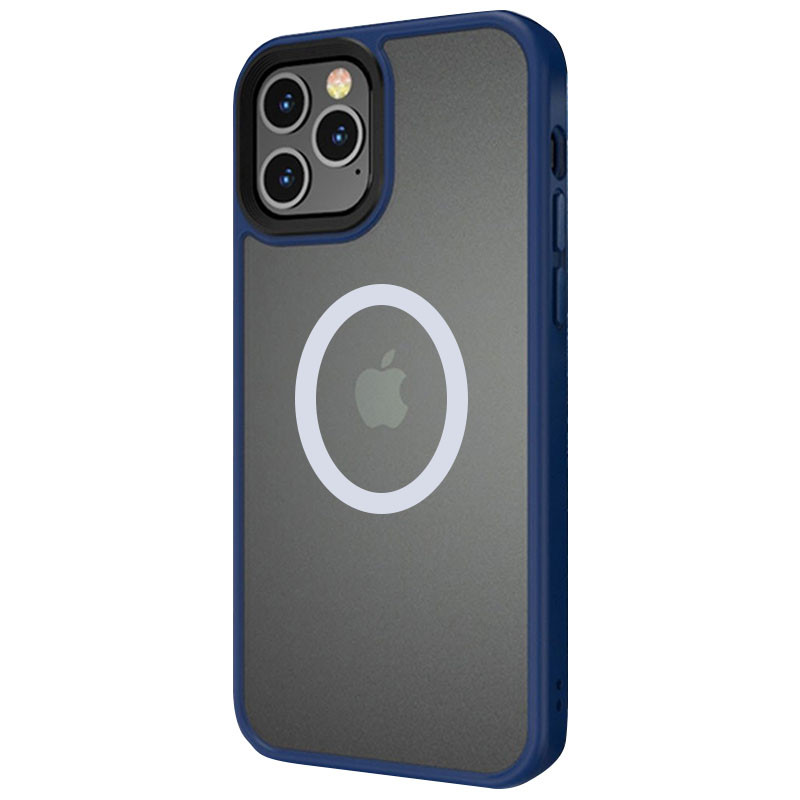 TPU + PC чохол Metal Buttons with Magnetic Fit для Apple iPhone 13 Pro (6.1″)