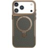 TPU+PC чохол Metal Buttons with Magnetic Fit Carbon Ring для Apple iPhone 17 Pro (6.3")