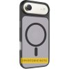 TPU+PC чохол Metal Buttons with Magnetic Fit для Apple iPhone 17 Air (6.5") Чорний / Black