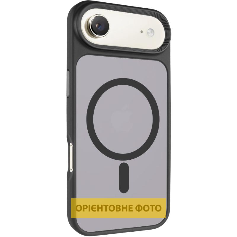 TPU + PC чохол Metal Buttons with Magnetic Fit для Apple iPhone 17 Air (6.5″) Чорний / Black