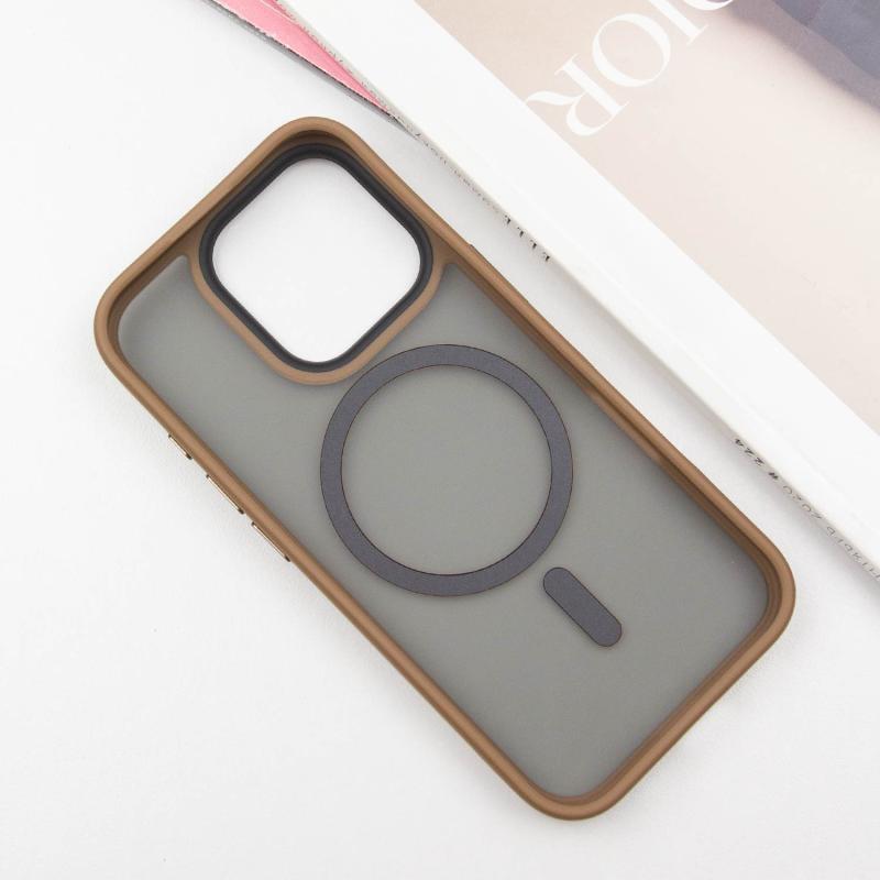 TPU + PC чохол Metal Buttons with Magnetic Fit для Apple iPhone 16 Pro Max (6.9″)