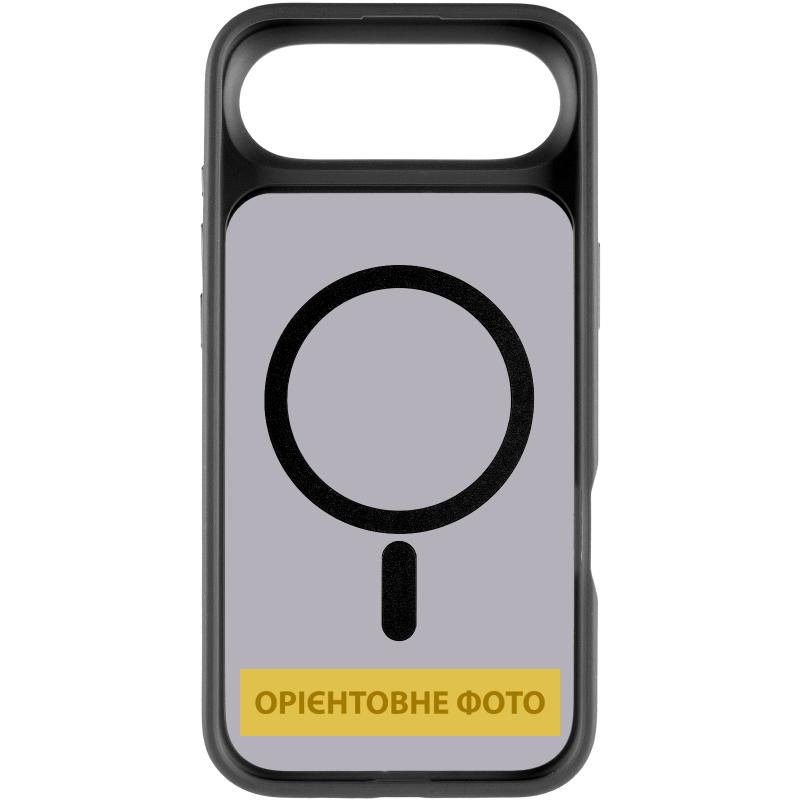 TPU + PC чохол Metal Buttons with Magnetic Fit для Apple iPhone 17 Air (6.5″) Чорний / Black