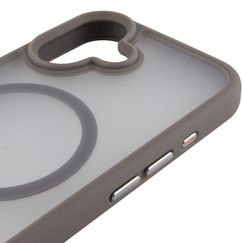TPU + PC чохол Metal Buttons with Magnetic Fit для Apple iPhone 17 (6.3″)