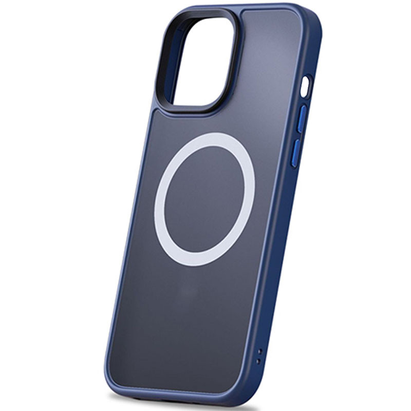 TPU + PC чохол Metal Buttons with Magnetic Fit для Apple iPhone 13 / 14 (6.1″)