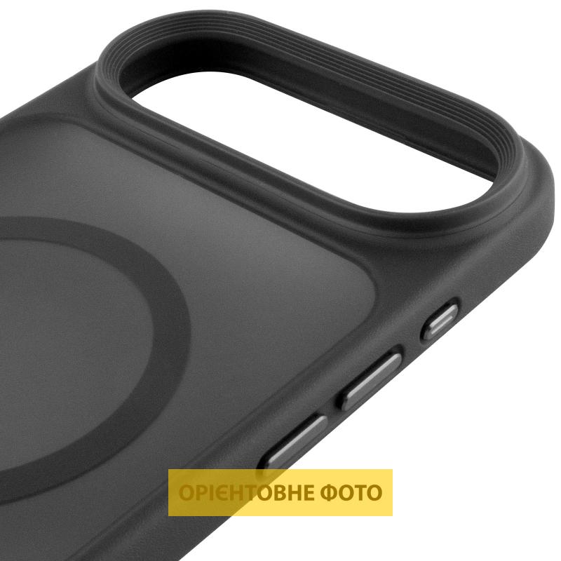 TPU + PC чохол Metal Buttons with Magnetic Fit для Apple iPhone 17 Air (6.5″) Чорний / Black