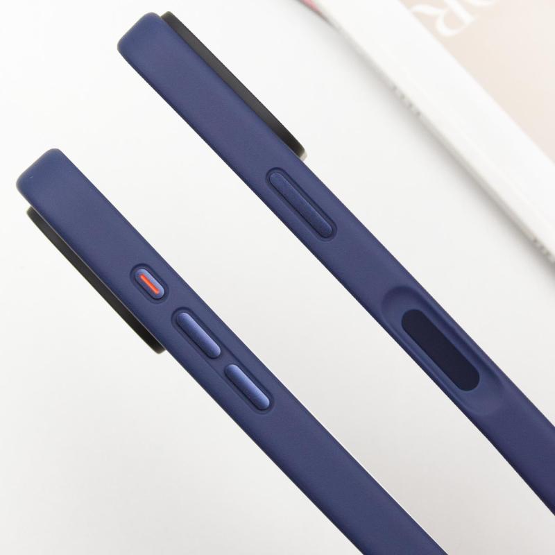 TPU + PC чохол Metal Buttons with Magnetic Fit для Apple iPhone 16 Pro (6.3″)