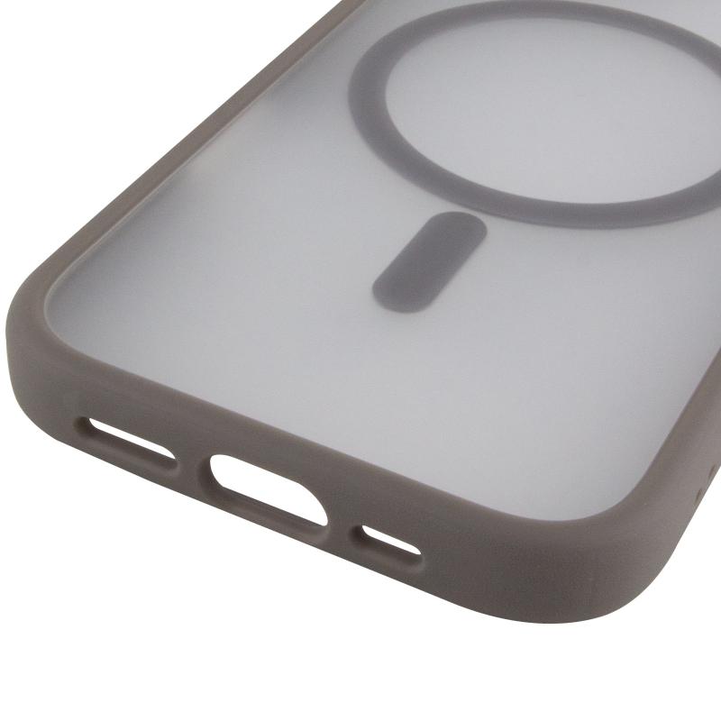 TPU + PC чохол Metal Buttons with Magnetic Fit для Apple iPhone 17 (6.3″)