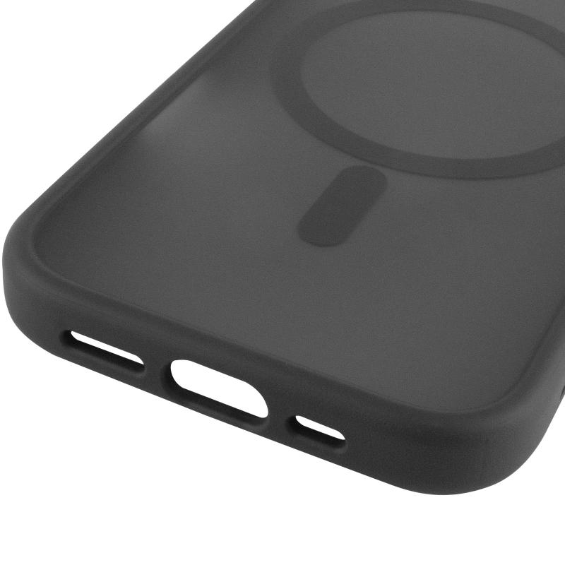 TPU + PC чохол Metal Buttons with Magnetic Fit для Apple iPhone 17 (6.3″) Сірий / Grey