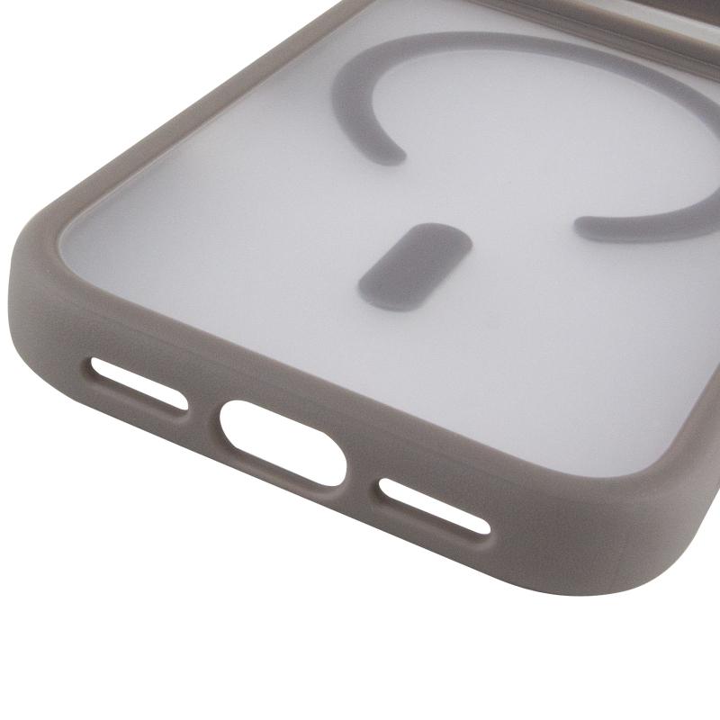 TPU + PC чохол Metal Buttons with Magnetic Fit для Apple iPhone 17 Pro (6.3″)