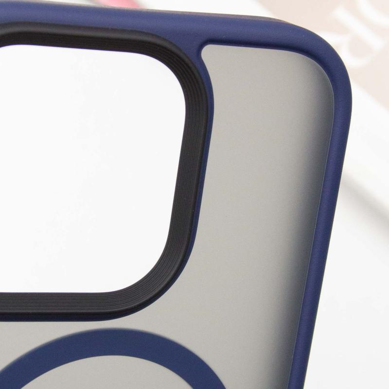 TPU + PC чохол Metal Buttons with Magnetic Fit для Apple iPhone 16 Pro (6.3″)