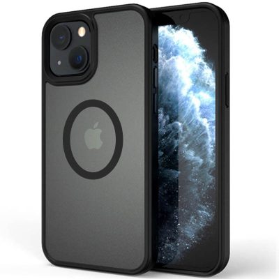 TPU+PC чохол Metal Buttons with Magnetic Fit для Apple iPhone 13 / 14 (6.1")