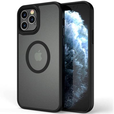 TPU+PC чохол Metal Buttons with Magnetic Fit для Apple iPhone 13 Pro (6.1")