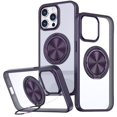 TPU+PC чохол Metal Ring with Magnetic Fit для Apple iPhone 12 Pro / 12 (6.1")