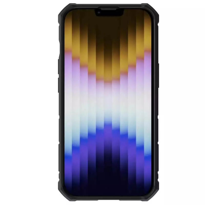 TPU + PC чохол Nillkin CamShield Armor Pro no logo (шторка на камеру) для Apple iPhone 14 / 13 (6.1″) Синій