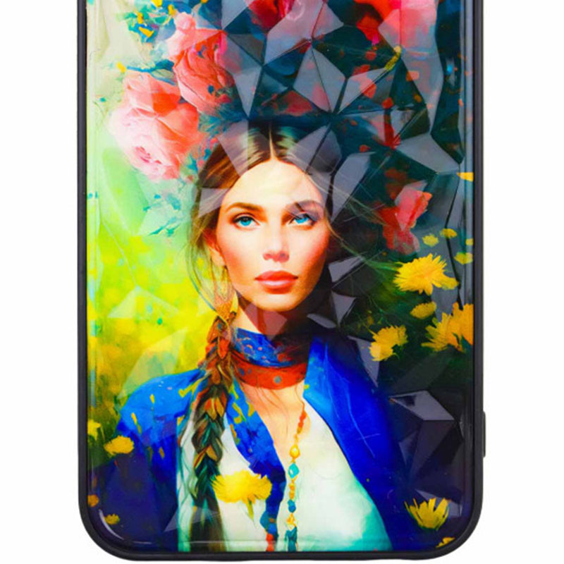 TPU + PC чохол Prisma Ladies для Samsung Galaxy A22 4G Peonies
