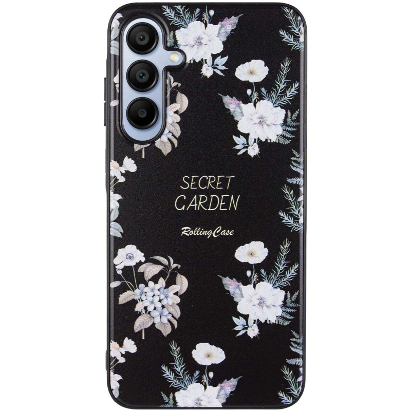 TPU + PC чохол Secret Garden для Samsung Galaxy A15 4G/5G Lilac