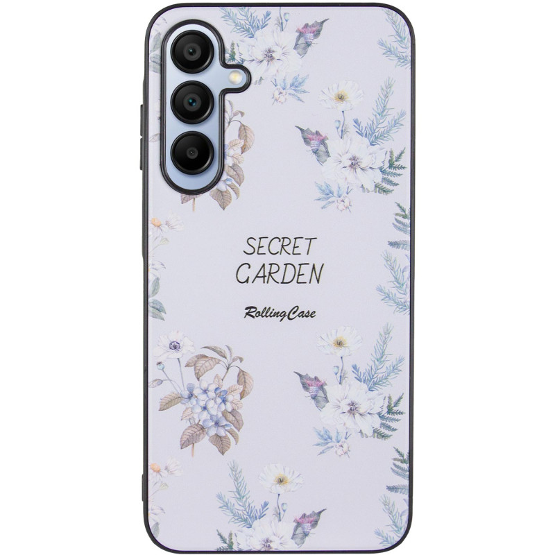 TPU + PC чохол Secret Garden для Samsung Galaxy A25 5G Lilac
