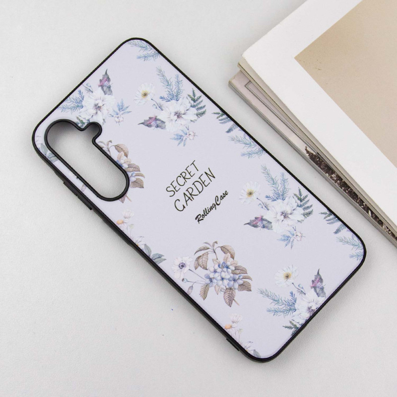 TPU + PC чохол Secret Garden для Samsung Galaxy A25 5G Lilac