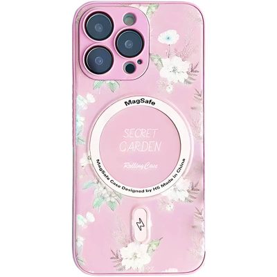 TPU+PC чохол Secret Garden with Magnetic Fit для Apple iPhone 14 Pro Max (6.7")