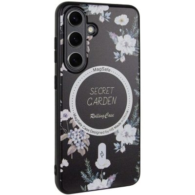 TPU+PC чохол Secret Garden with Magnetic Fit для Samsung Galaxy S24