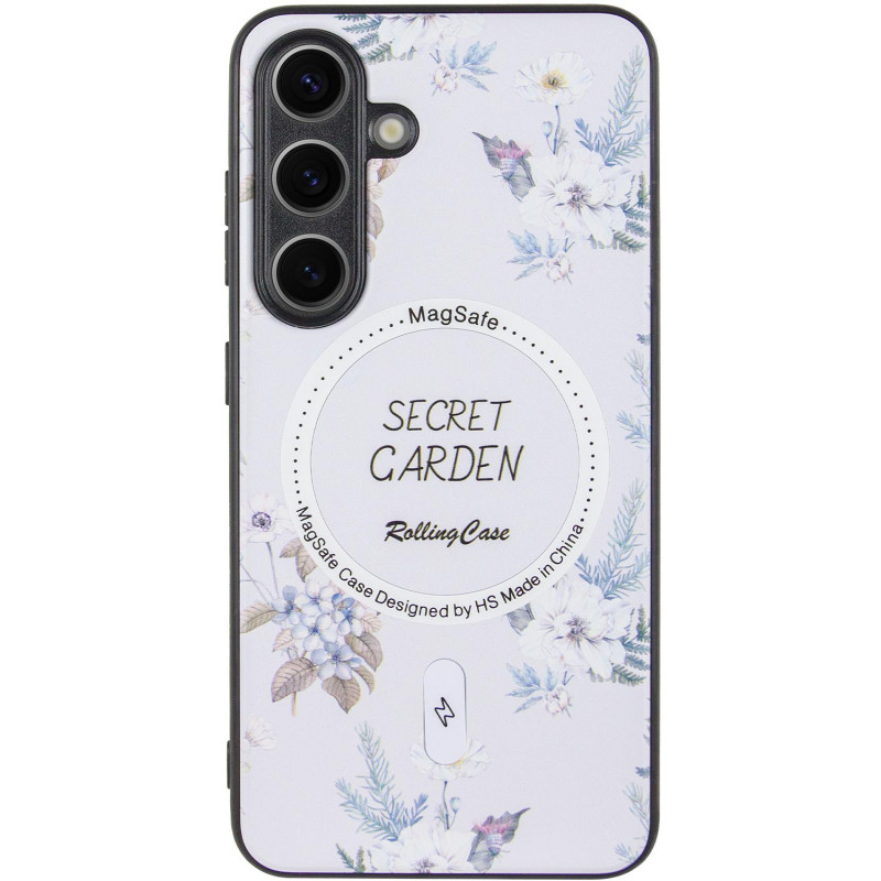 TPU + PC чохол Secret Garden with Magnetic Fit для Samsung Galaxy S24