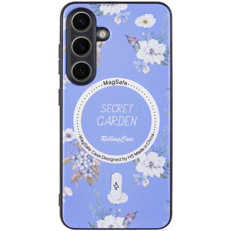 TPU + PC чохол Secret Garden with Magnetic Fit для Samsung Galaxy S23 FE