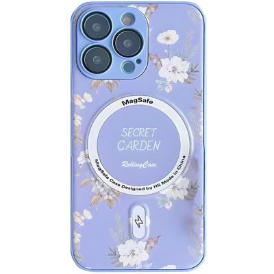 TPU+PC чохол Secret Garden with Magnetic Fit для Apple iPhone 14 Pro (6.1")