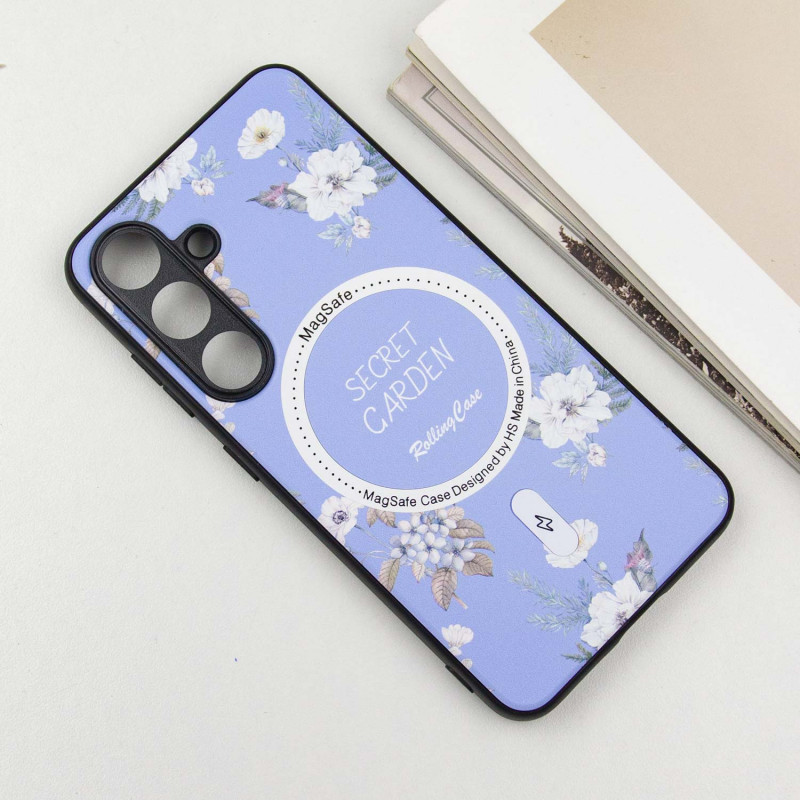 TPU + PC чохол Secret Garden with Magnetic Fit для Samsung Galaxy S23 FE