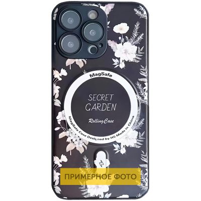 TPU + PC чохол Secret Garden with Magnetic Fit для Apple iPhone 16 (6.1″)