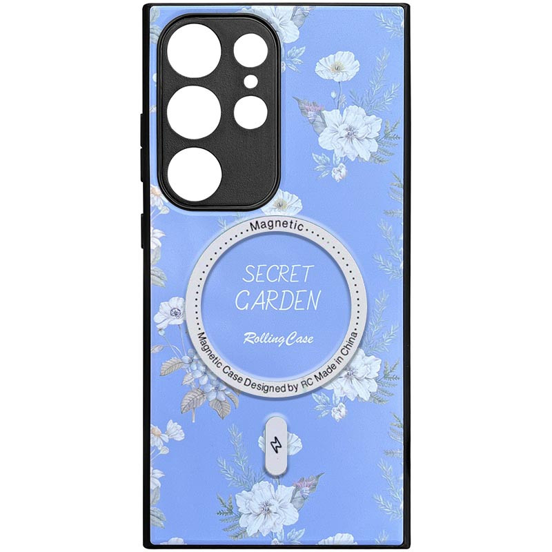 TPU + PC чохол Secret Garden with Magnetic Fit для Samsung Galaxy S23 Ultra