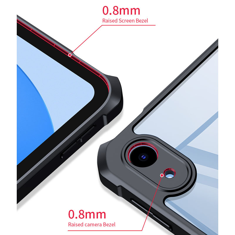 TPU + PC чохол Xundd c посиленими кутами для Apple iPad 10.9″ (2022-24) / 11″ (A16) 2025 Чорний