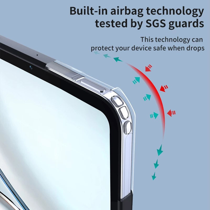 TPU + PC чохол Xundd c посиленими кутами для Apple iPad Mini 6 (8.3″) (2021) (2024) Чорний