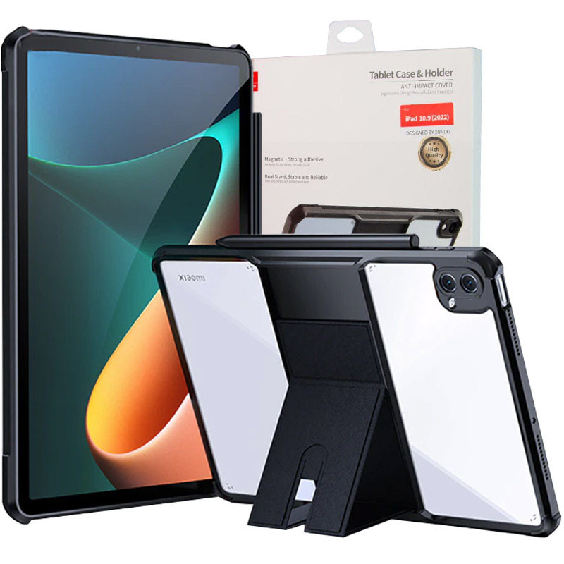 TPU + PC чохол Xundd Stand c посиленими кутами для Xiaomi Pad 6 / Pad 6 Pro (11″) Чорний
