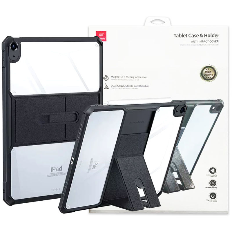 TPU + PC чохол Xundd Stand c посиленими кутами для Apple iPad Air 10.9” (2020-22)/Air 11” (2024-26) Чорний