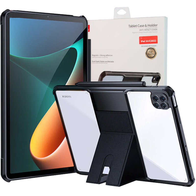 TPU + PC чохол Xundd Stand c посиленими кутами для Xiaomi Pad 8 / Pad 8 Pro (11.2″) Чорний