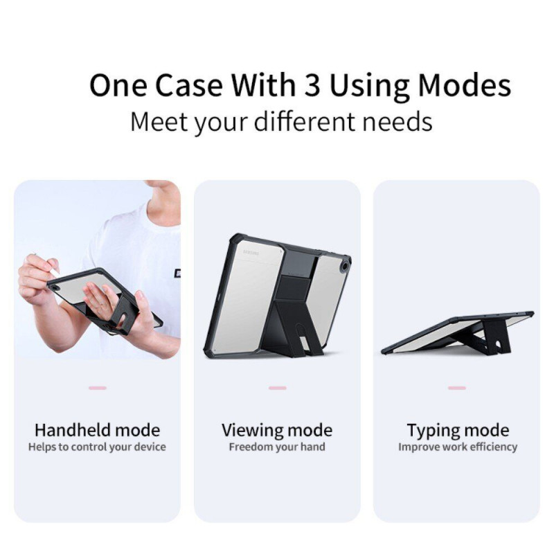 TPU + PC чохол Xundd Stand c посиленими кутами для Samsung Galaxy Tab A9 (8.7”) Чорний