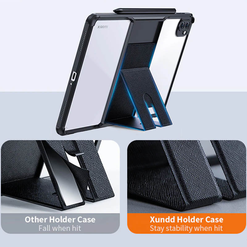 TPU + PC чохол Xundd Stand c посиленими кутами для Xiaomi Pad 6 / Pad 6 Pro (11″) Чорний