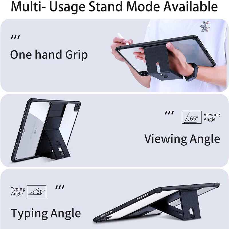 TPU + PC чохол Xundd Stand c посиленими кутами для Apple iPad Pro 11″ (2020-2022) Чорний