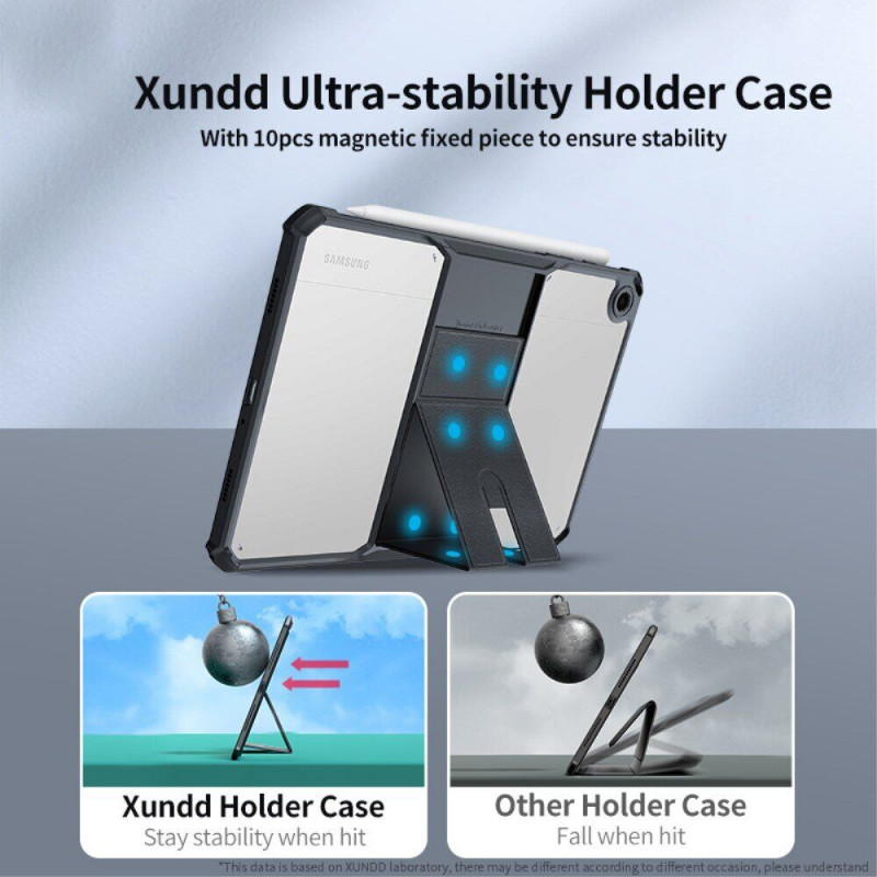 TPU + PC чохол Xundd Stand c посиленими кутами для Samsung Galaxy Tab A9 (8.7”) Чорний