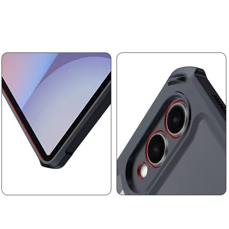 TPU + PC чохол Xundd Stand c посиленими кутами для Samsung Galaxy Tab S10 + / S9 + (12.4″) Чорний