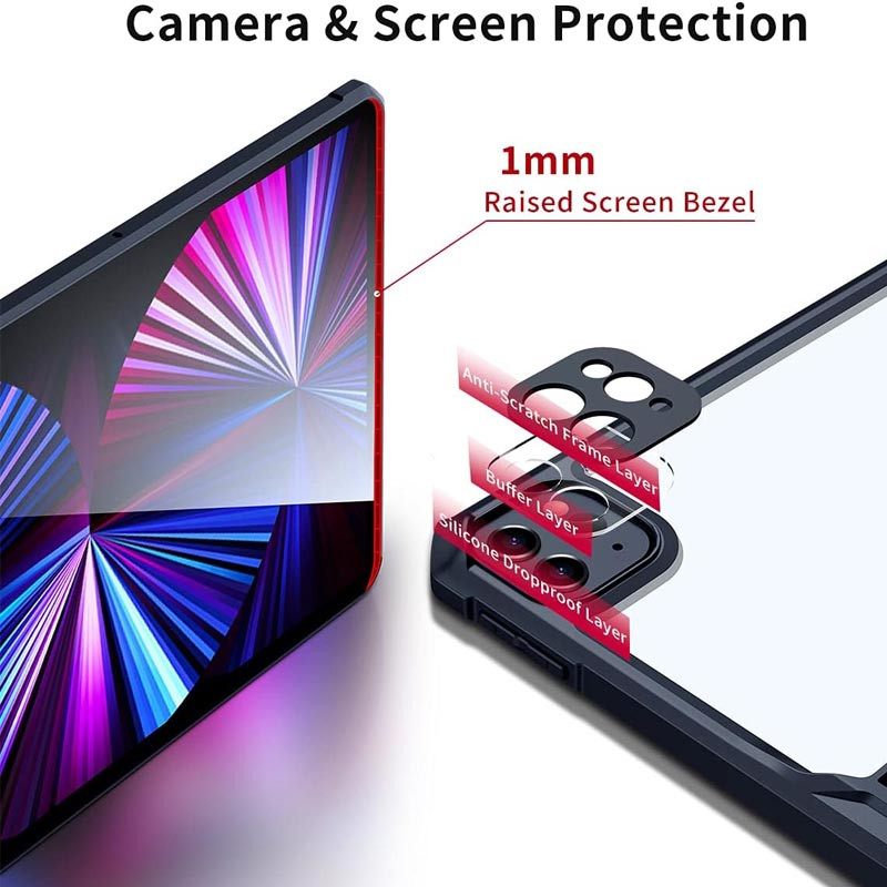 TPU + PC чохол Xundd Stand c посиленими кутами для Apple iPad Pro 11″ (2020-2022) Чорний